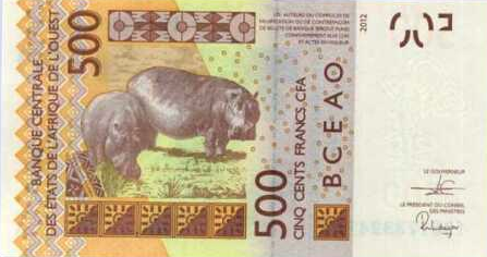P719Kh Senegal W.A.S. K 500 Francs Year 2019